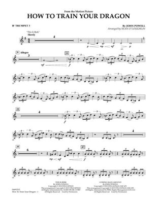 How to Train Your Dragon: The Journey of Trumpet Sheet Music