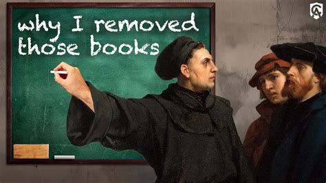 what books did martin luther remove